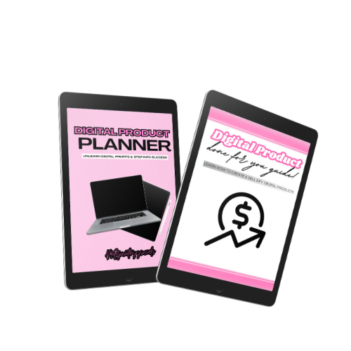 BUNDLE:Prettyxoxotayysocials Blueprint to DFY Digital Products + Digital Product Planner (With Resell Rights)